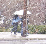 Frequency Space Analysis of Rain and Snow