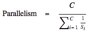 Conservative parallelism formula