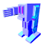 Robot with its right hand extended