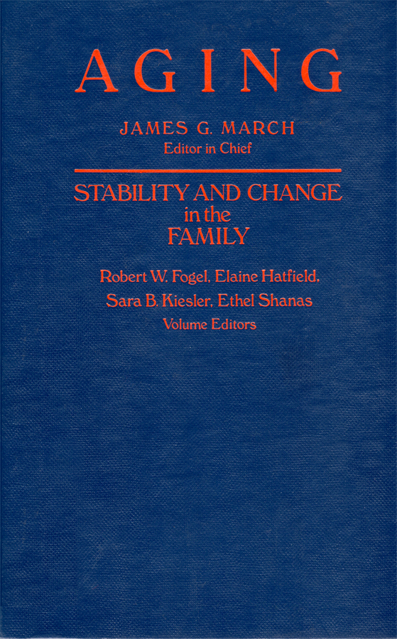 Aging: Stability and change in the family, ISBN 978012040023