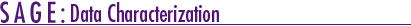 Sage: Data Characterization