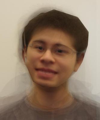 mean face morphed to my face