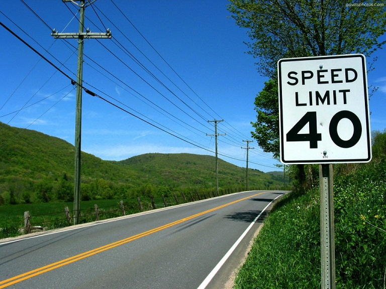 Speed Limit is 40