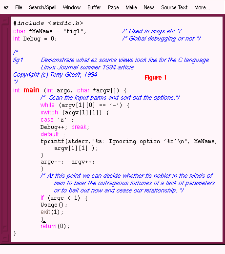 Ez of Simple C Source