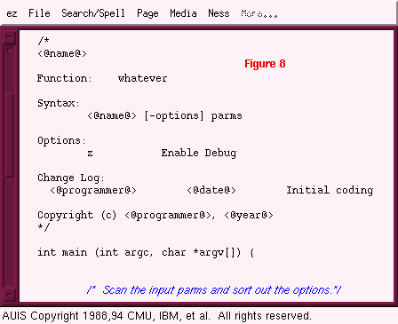 C Source Template