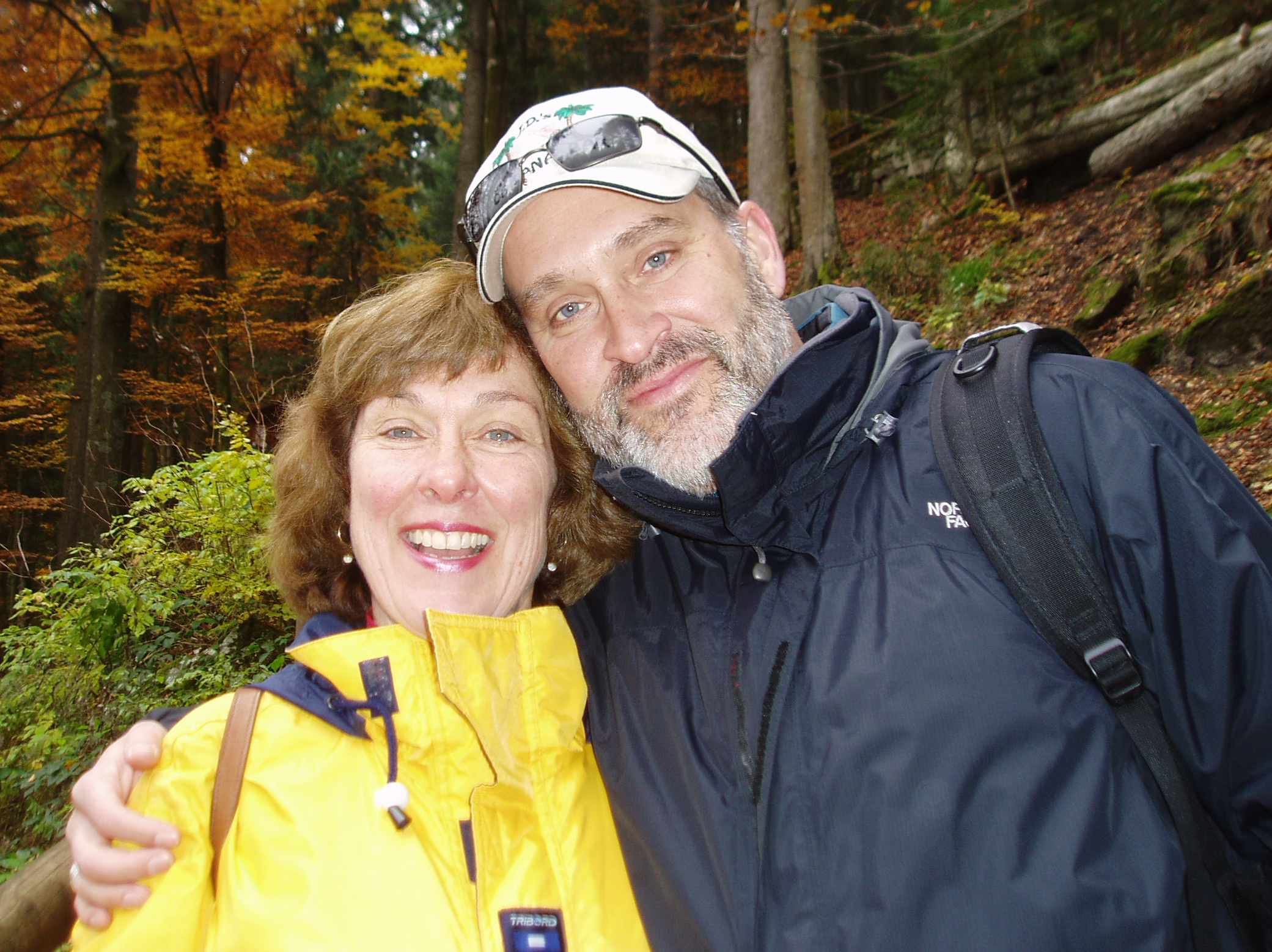 Bruce and his sister Beth Durand in the Black Forest of Germany, 2009