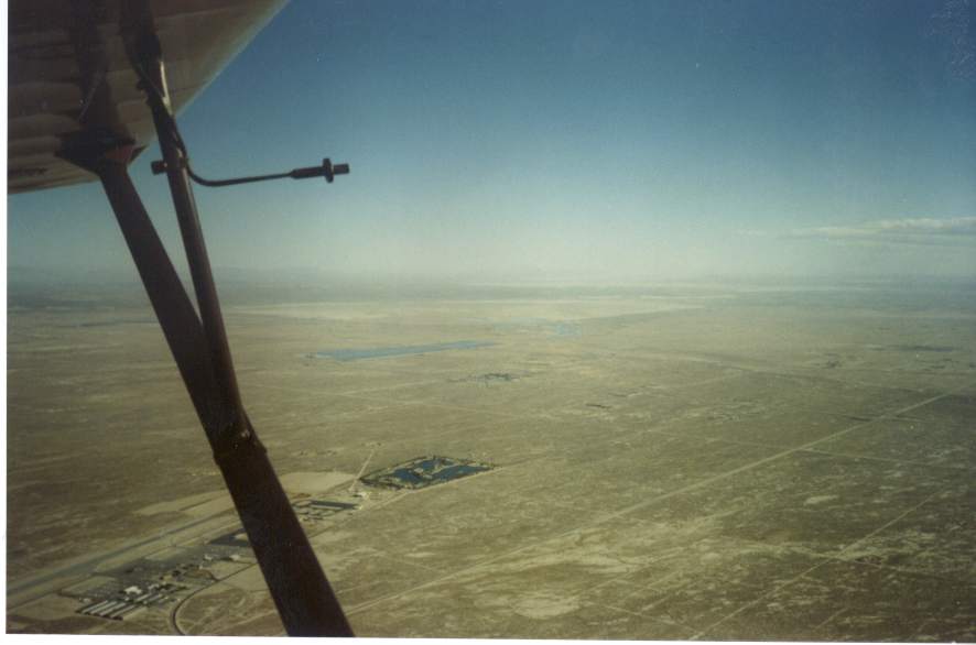 Edwards AFB to the north