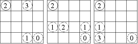 Three solution boards