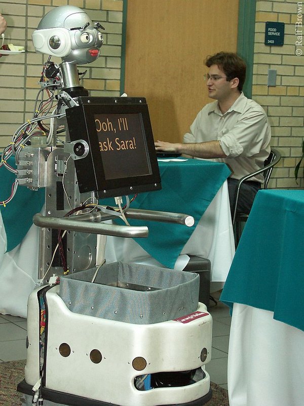 Aaron Powers with Nursebot, Carnegie Mellon University