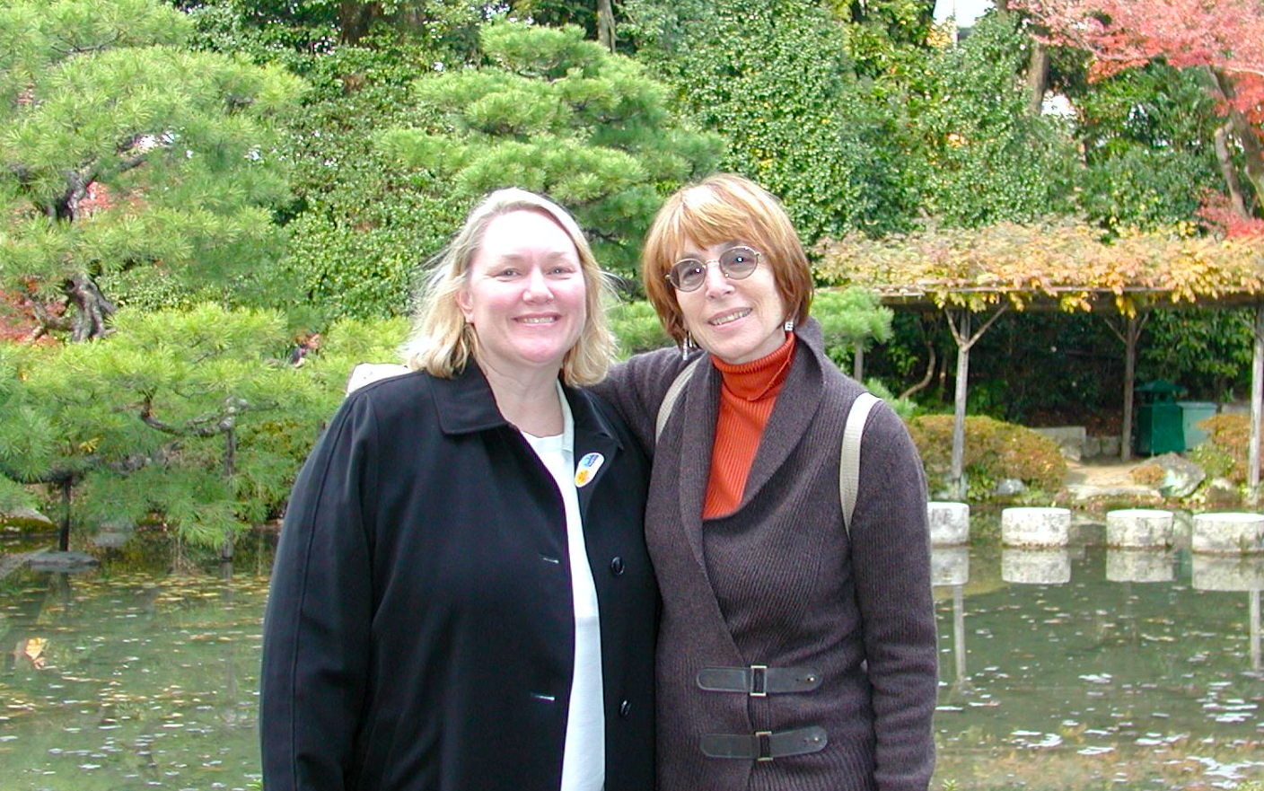 Tina Kiesler with Sara Kiesler, Japan Conference