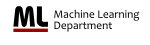 Machine Learning Department homepage