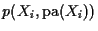 $p(X_i,\mbox{pa}(X_i))$