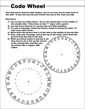 cryptography worksheet for kids