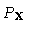 $P_{\vec{X}}$