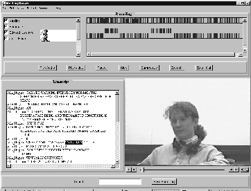 GUI of the Meeting Browser