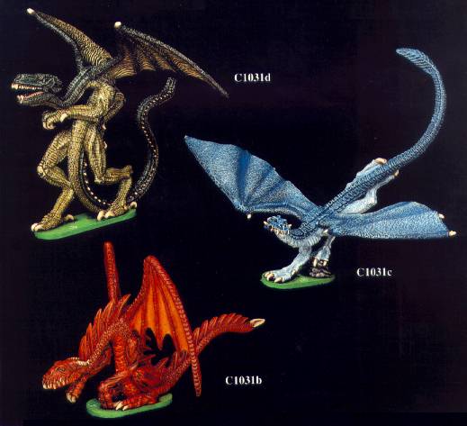 C1031b Fire Dragon C1031c Ice Dragon C1031d Swamp Dragon