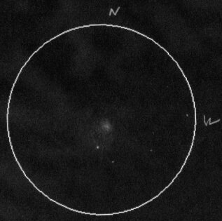 C/2002 X5 Kudo-Fujikawa sketch 2003/1/12.  