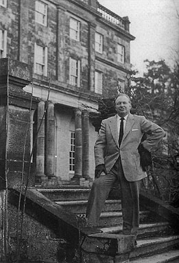 [Photo of Hubbard at Saint Hill]