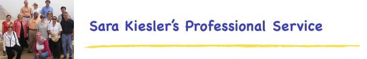 Sara Kiesler's Professional Service