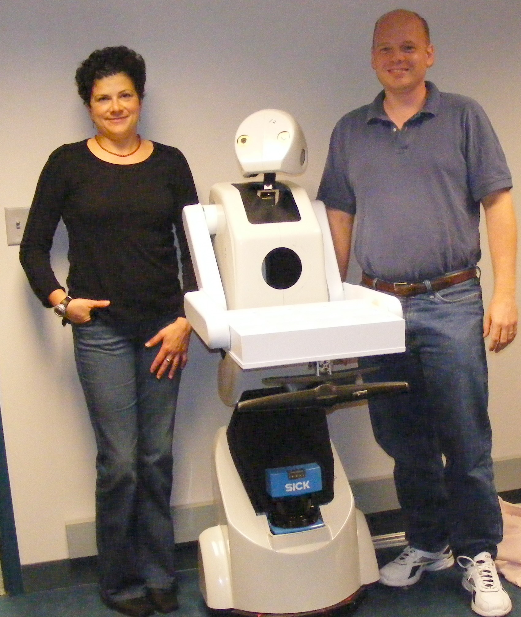 Jodi Forlizzi, Snackbot, and Paul Rybski