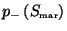 $p_-\left(S_\mathrm{\scriptscriptstyle mar}\right)$