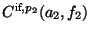 $ C^{\text{if},p_2}(a_2,f_2)$