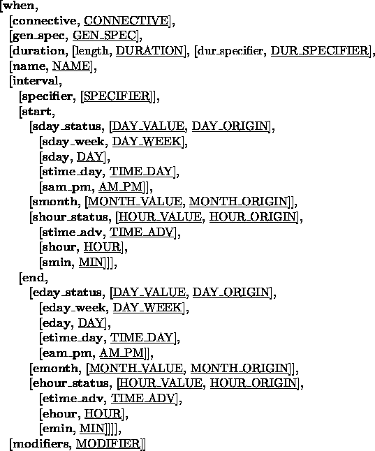 \begin{figure}
\begin{center}
\par\begin{tabbing}
{\hspace*{0.125in}}[{\bf when}...
...rs}, {\underline {MODIFIER}}]] \\
\par\end{tabbing}\par\end{center}\end{figure}