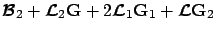 $\displaystyle \mbox{\boldmath {${\cal B}$}}_2
+ \mbox{\boldmath {${\cal L}$}}_2...
...dmath {${\cal L}$}}_1 \mathbf{G}_1 + \mbox{\boldmath {${\cal L}$}} \mathbf{G}_2$