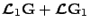 $\mbox{\boldmath {${\cal L}$}}_1 \mathbf{G} + \mbox{{\boldmath {${\cal L}$}}} \mathbf{G}_1$