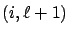 $(i,\ell+1)$