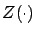 $Z(\cdot)$