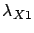$\lambda_{X1}$