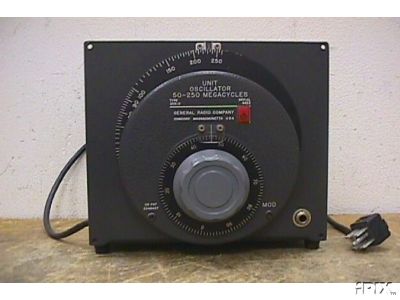 Manual Operating & Service General Radio 1218-BV Lockable Oscillator 