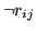 $\neg r_{ij}$