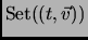 $\mbox{Set}((t,\vec{v}))$