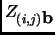 $Z_{(i, j)\mbox{\bf b}}$