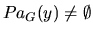 $Pa_G(y)\neq\emptyset$