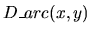 $D\_arc(x,y)$
