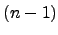 $ (n-1)$