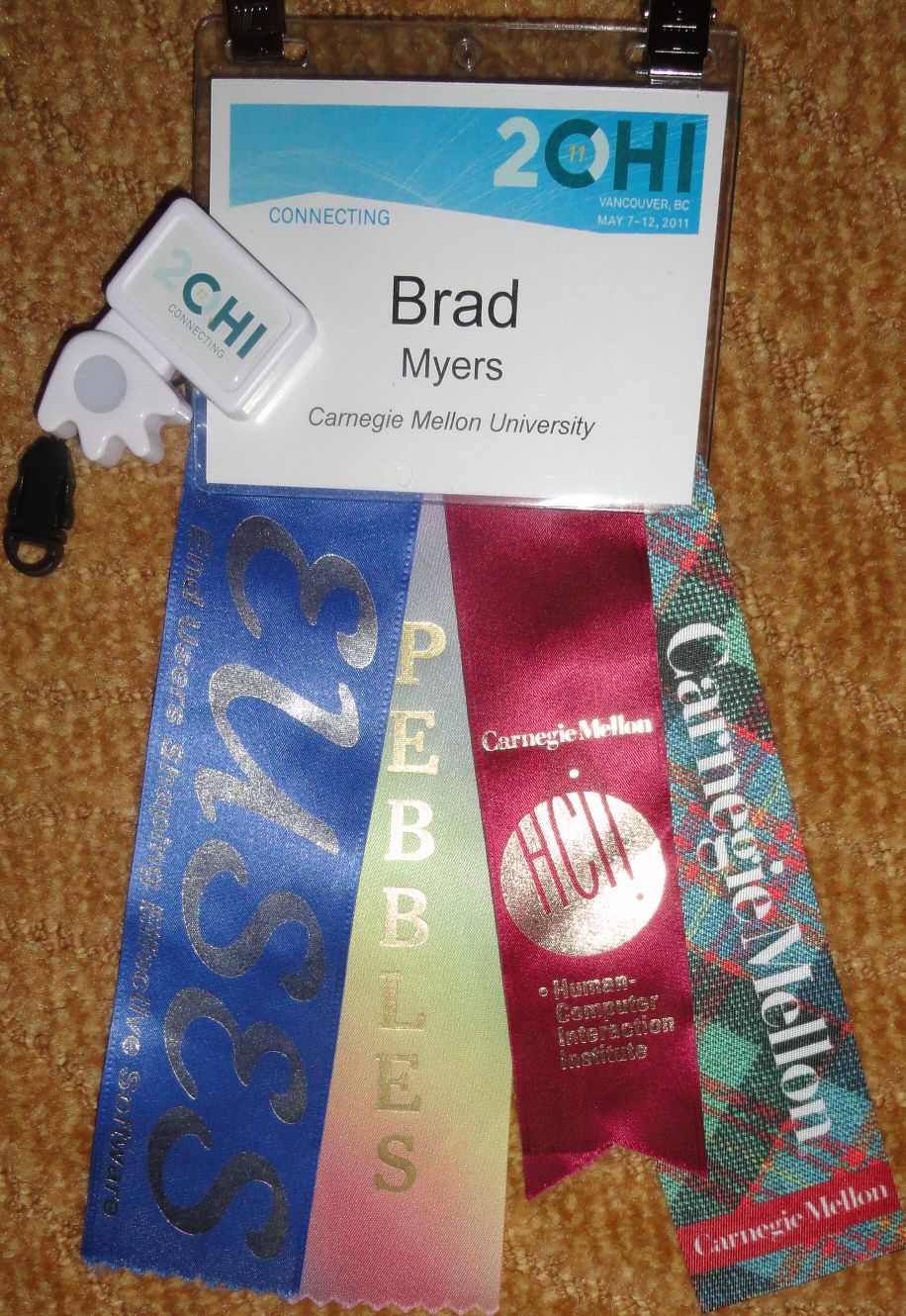 CHI'2011 Badge with Ribbons