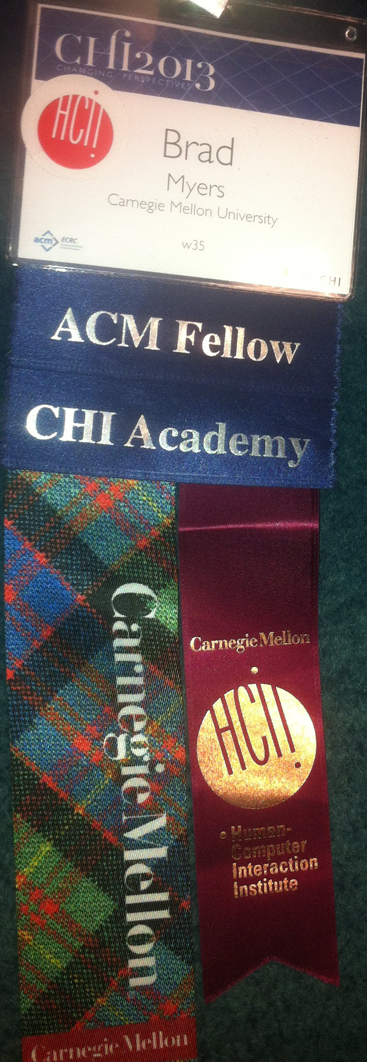 CHI'2013 Badge with Ribbons