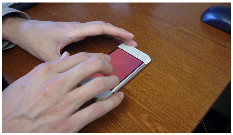 Preview for Slide rule: making mobile touch screens accessible to blind people using multi-touch interaction techniques