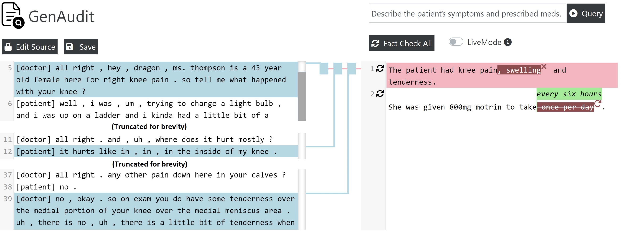 Preview for Genaudit: Fixing factual errors in language model outputs with evidence