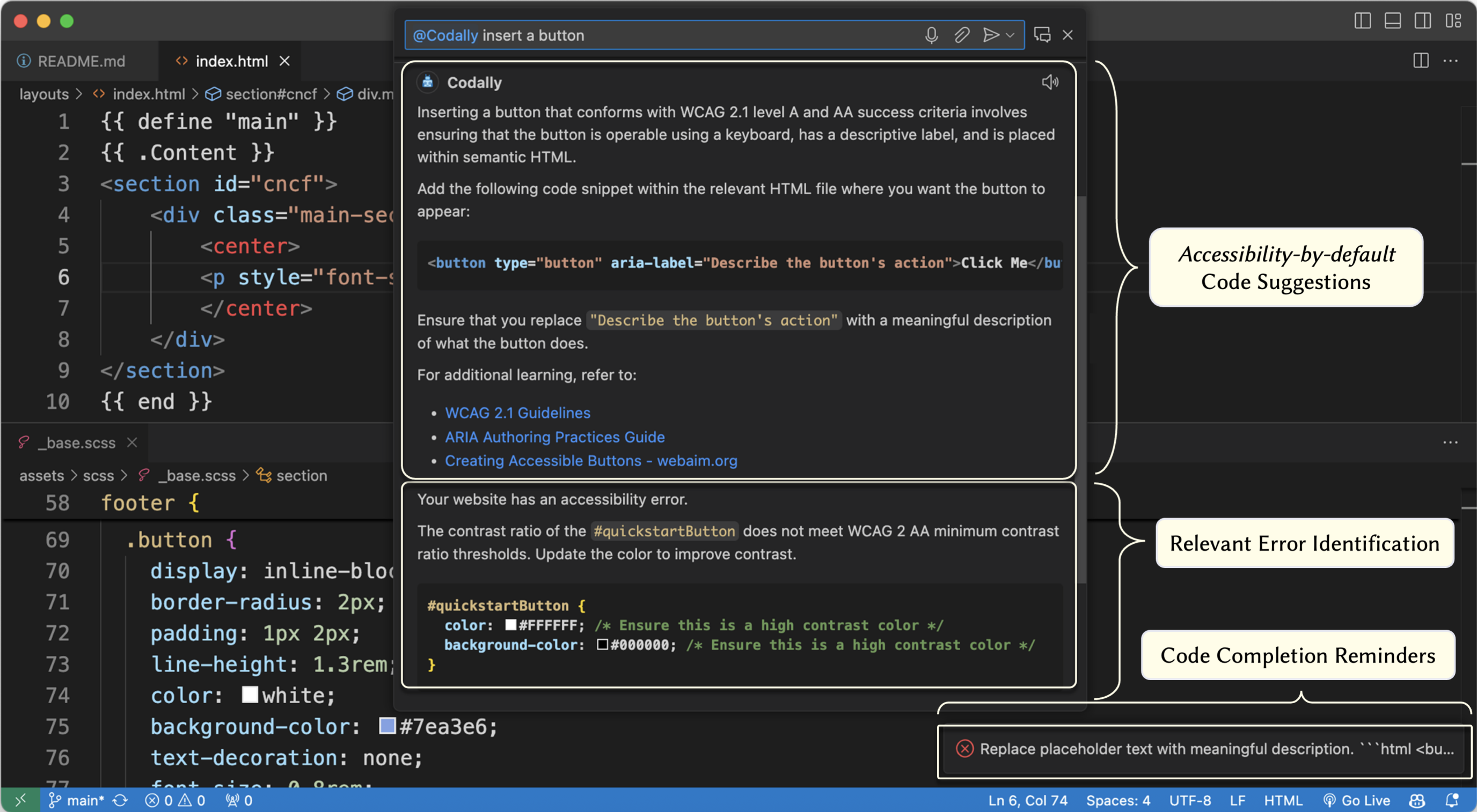 Preview for CodeA11y: Making AI Coding Assistants Useful for Accessible Web Development