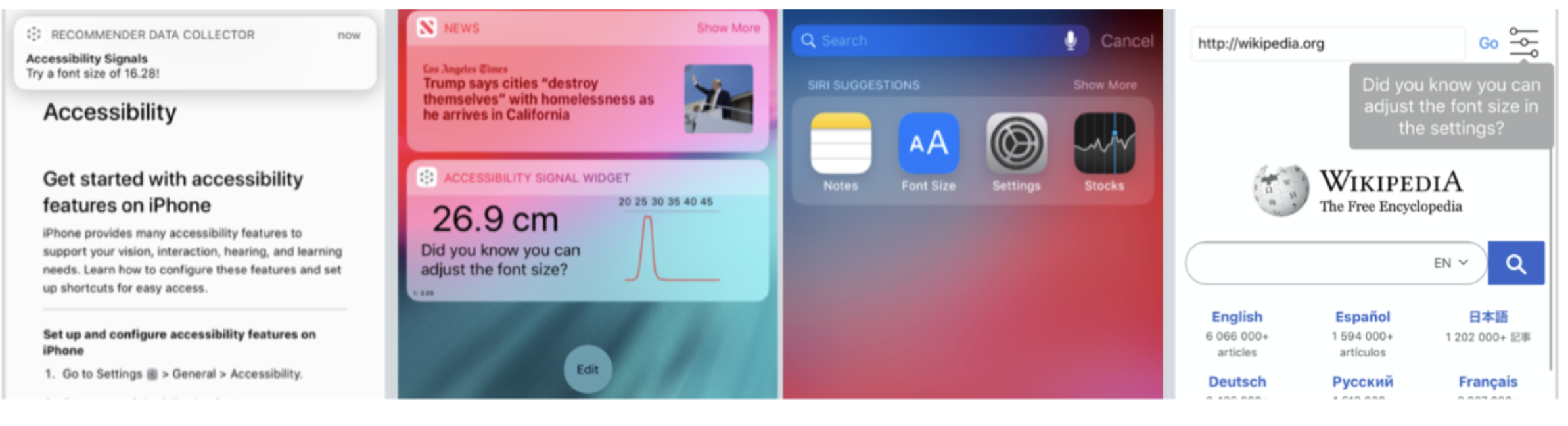 Preview for Towards recommending accessibility features on mobile devices