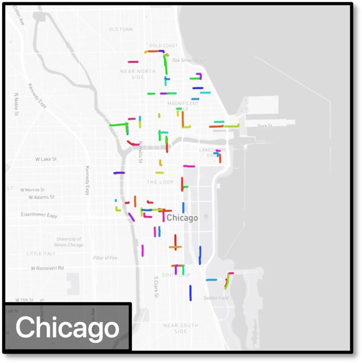 Chicago 4D driving log.