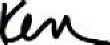 Ken McDonald's signature