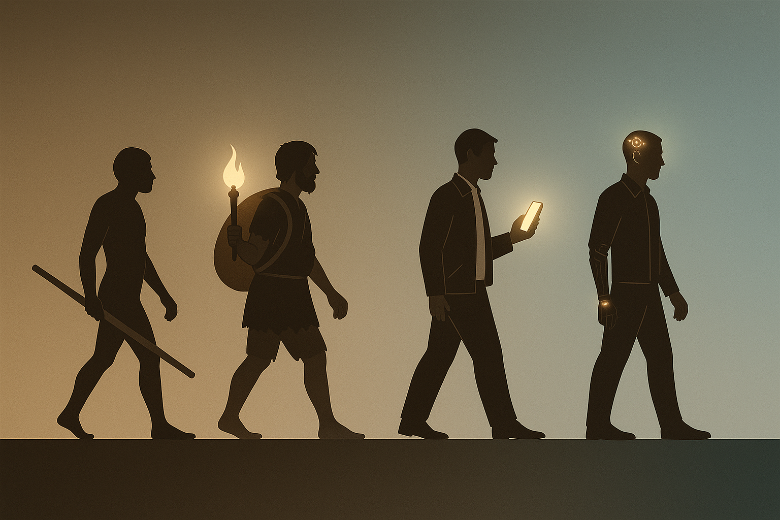 Evolution of human augmentation