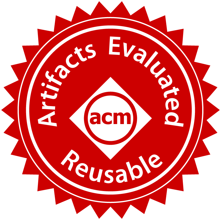 acm
      artifact evaluation badge