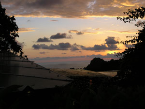 Sunset over the Pacific